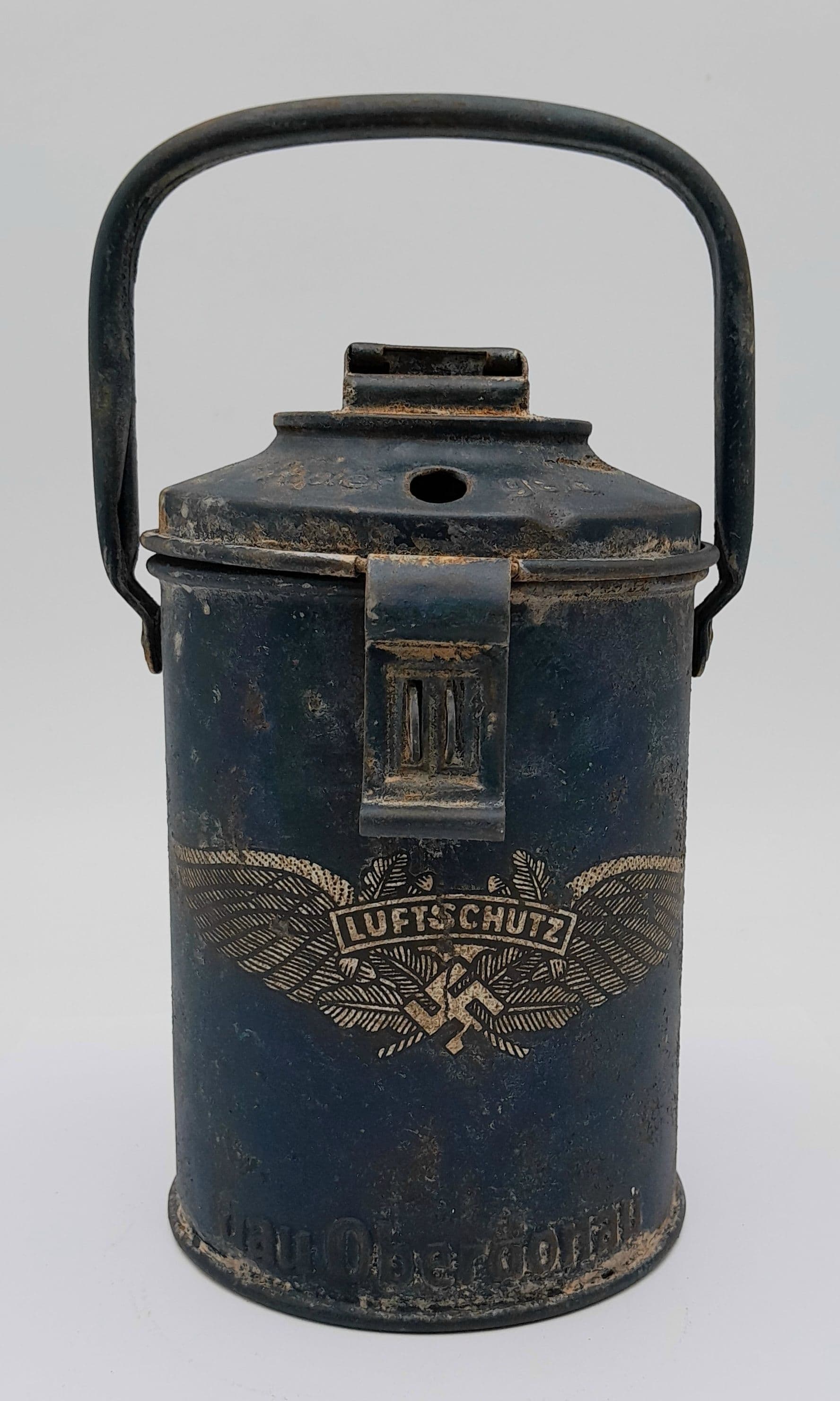 WW2 German Luftshutz (Air Raid Police) Victims Collection Tin. Made by Westermann & Co