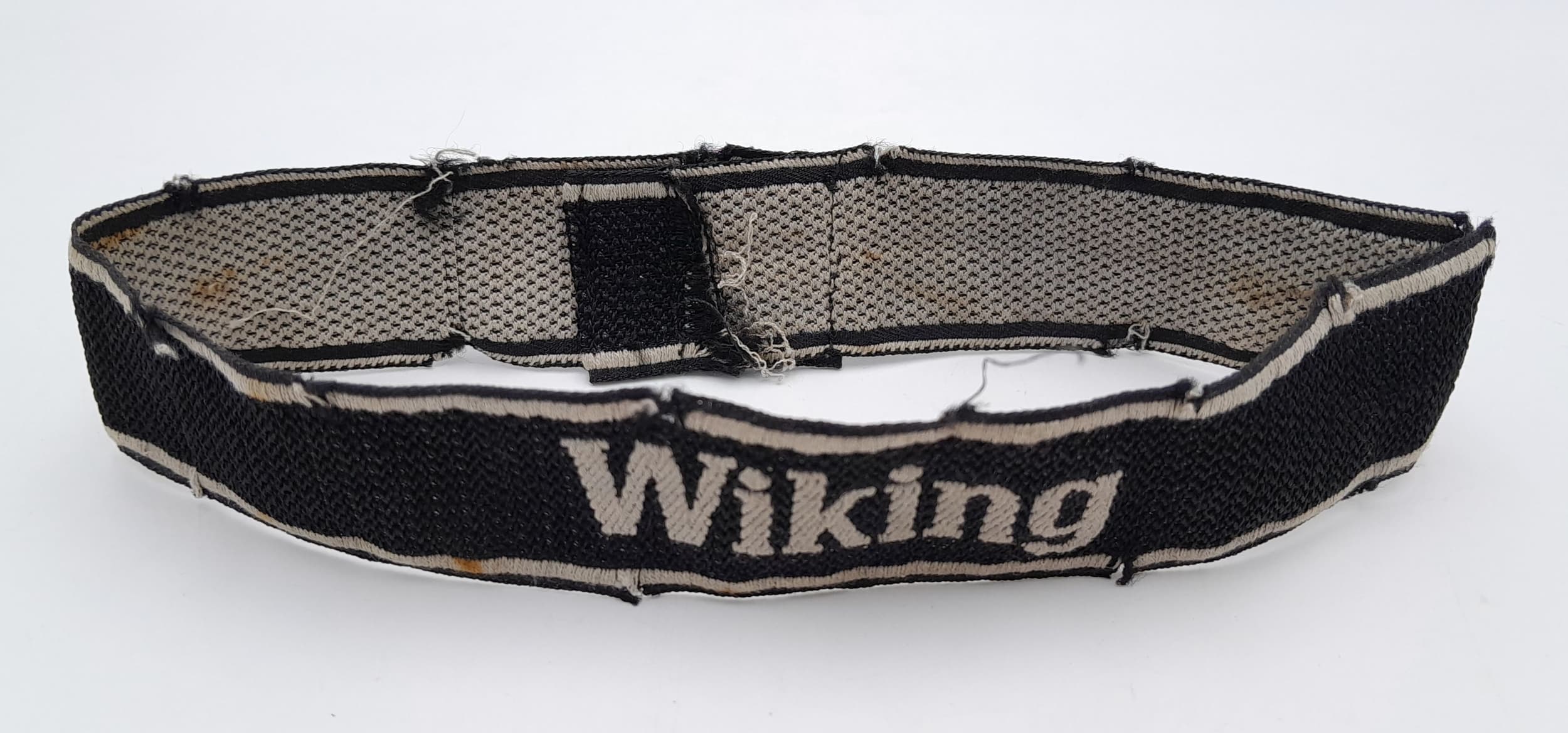 WW2 German 5th SS Panzer Wiking Division Cuff Title. Passes the Black Light test