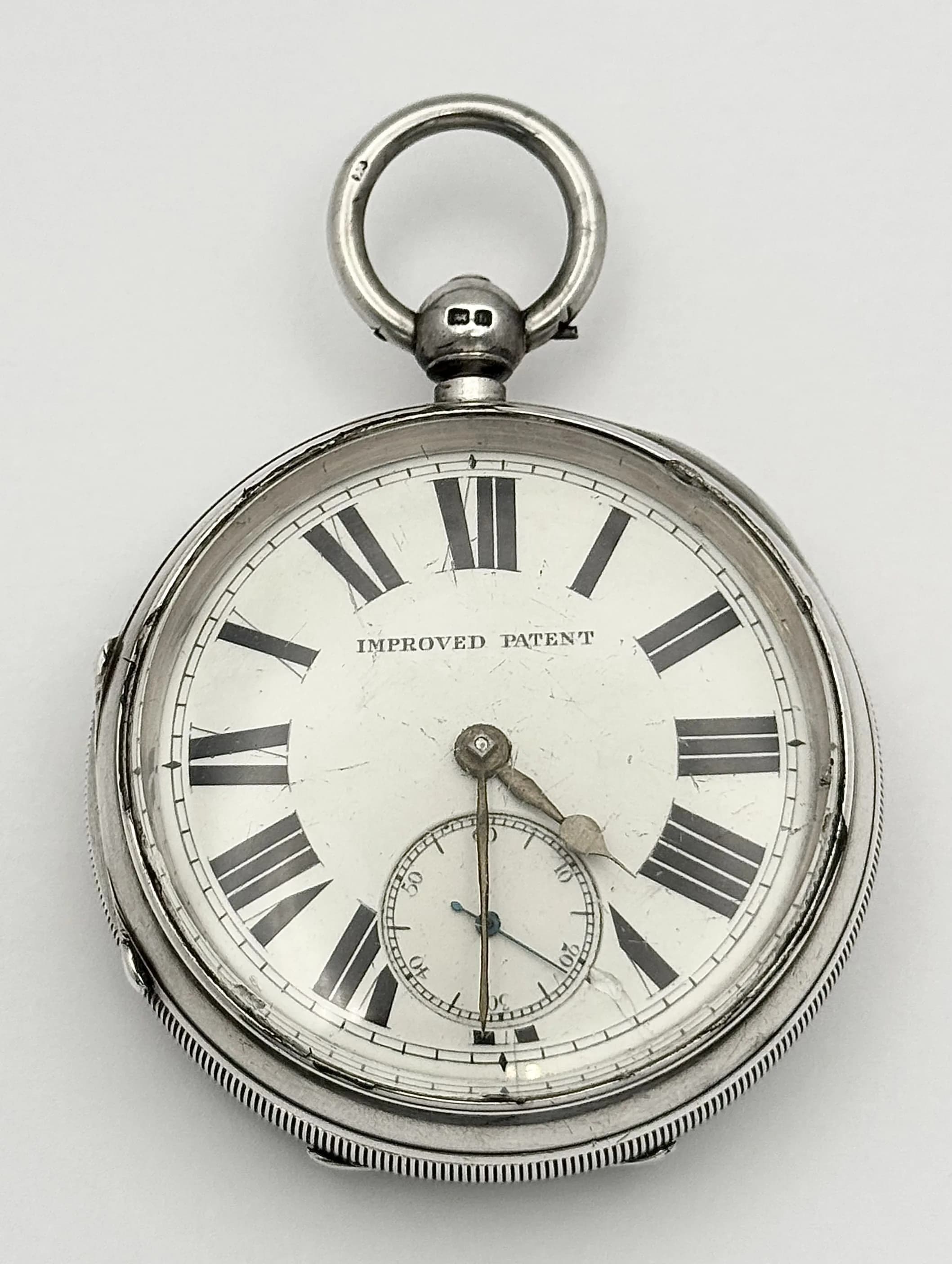 An Antique Hallmarked Silver Fusee Pocket Watch. Hallmarked Chester, 1901. Total Weight 184.69 Grams.