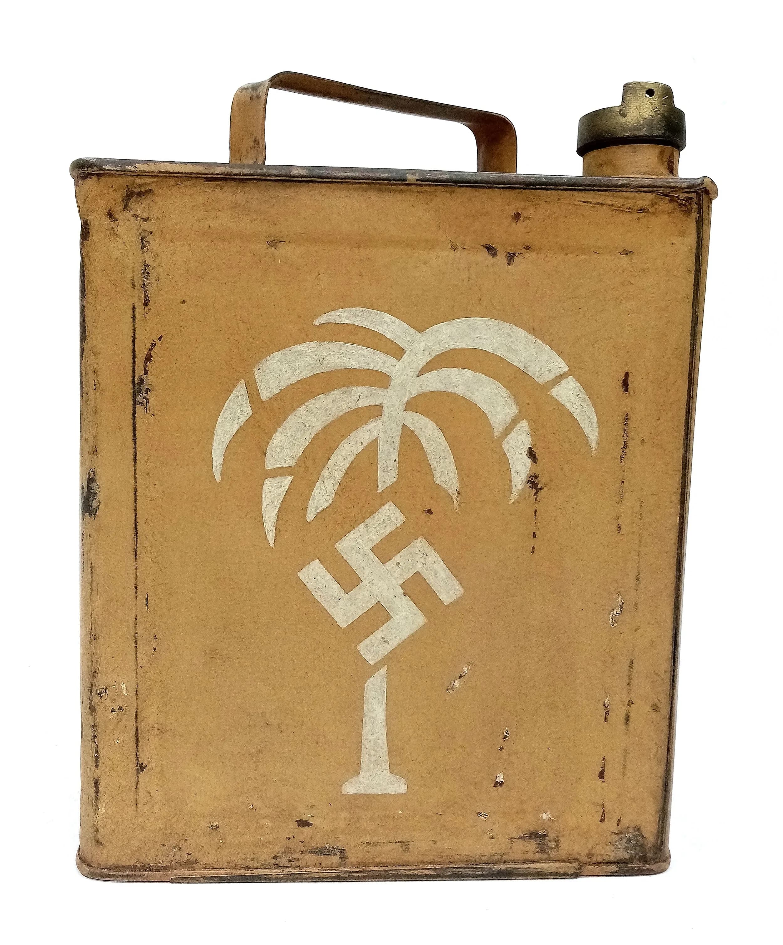 WW2 British Bren Gun Carrier Flimsy Fuel Can. Repainted Post War as German Captured and used by the Africa Corps. Was once part of a re-enactment diorama. Ideal for the same again or collection display.