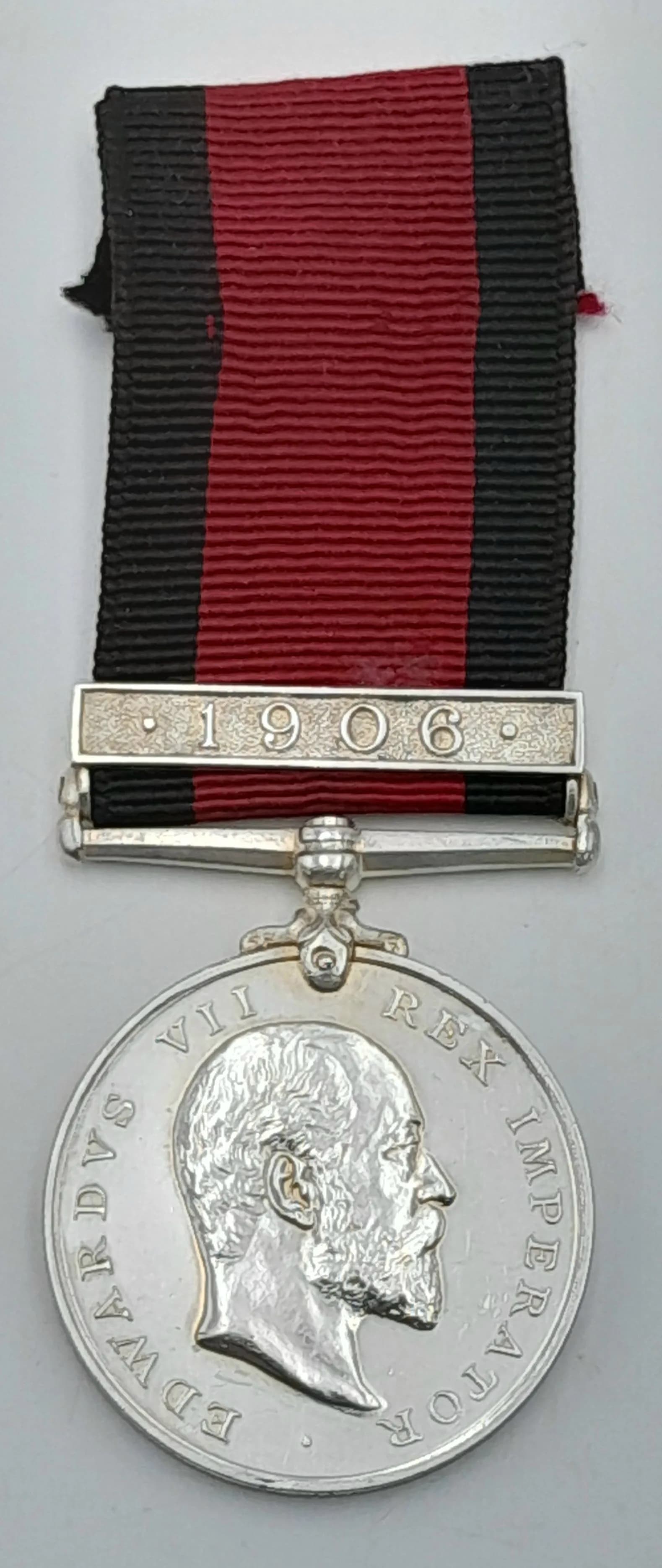 A Natal Medal 1906, with clasp ‘1906’, named to: Tpr C G Dick Natal Carbineers